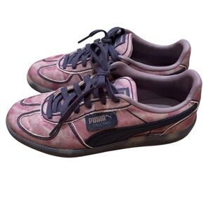 Puma Palermo Faded Denim Sneakers Size 8 NEW NWOT